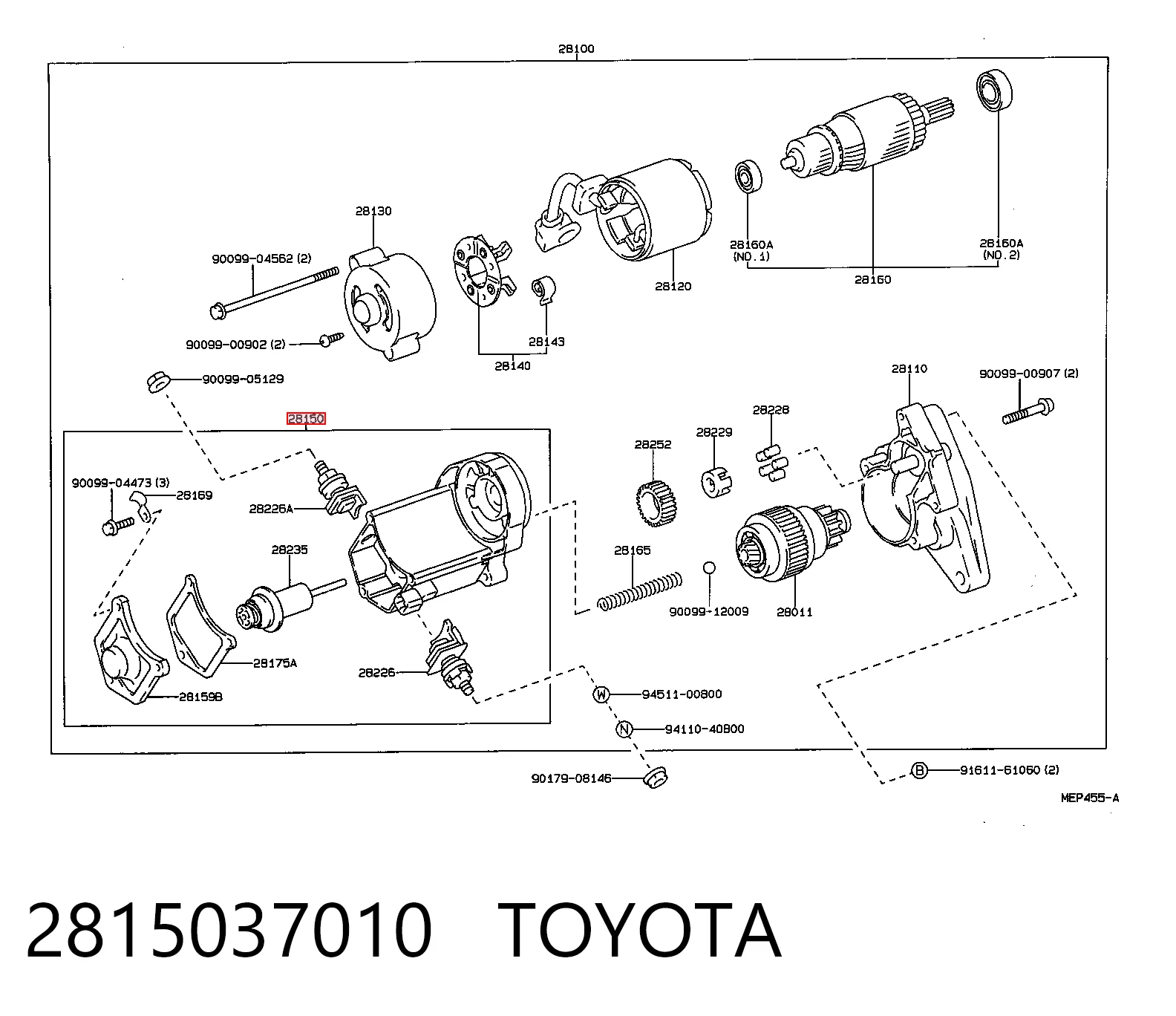 Relê retrator do motor de arranco para Suzuki Swift I AA