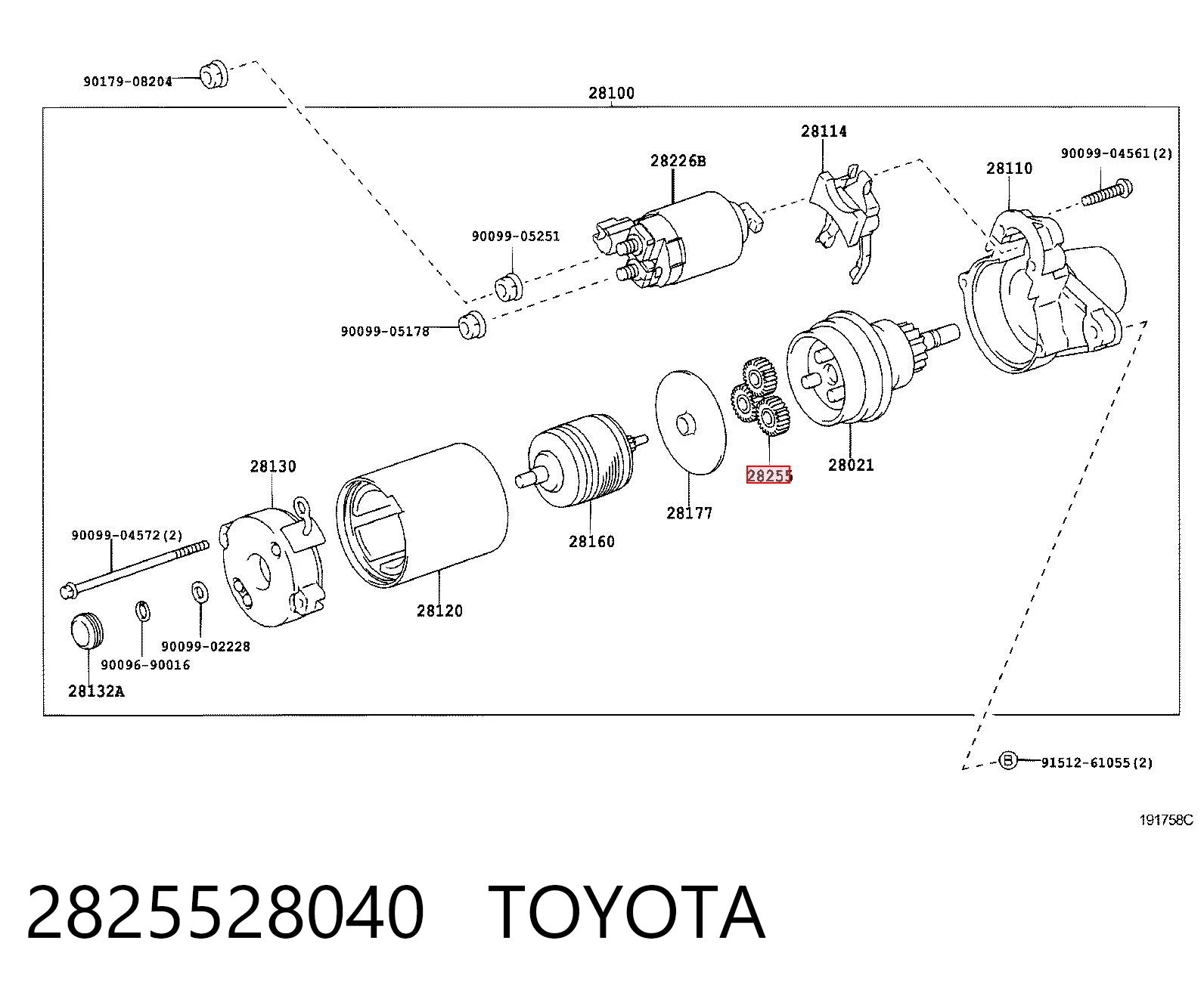 2825528040 Toyota