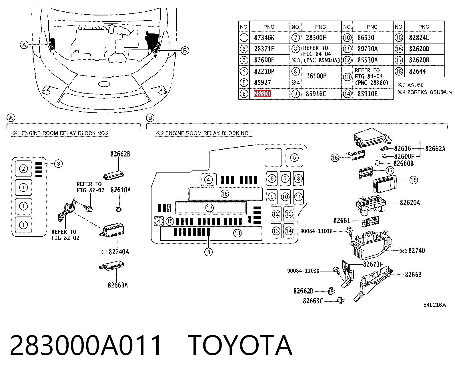 283000A011 Toyota