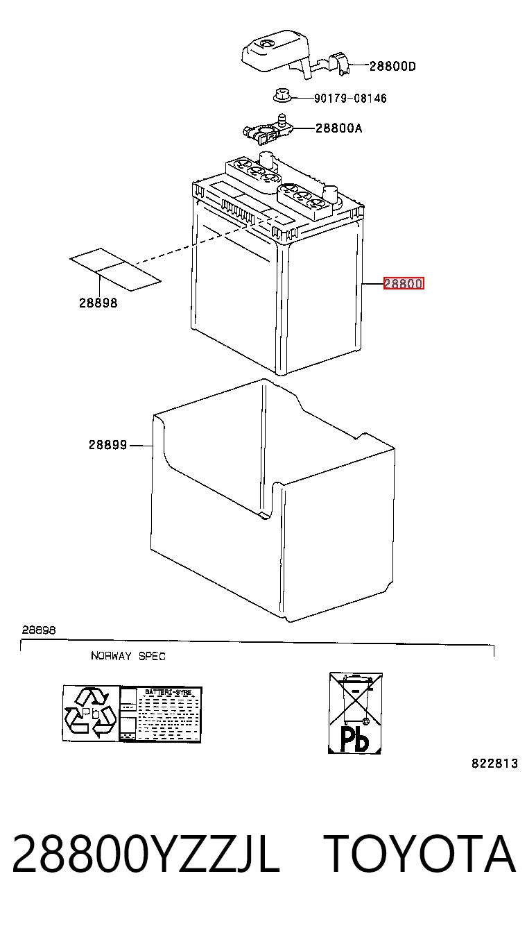 CMF50AL Hyundai/Kia Bateria recarregável (PILHA)