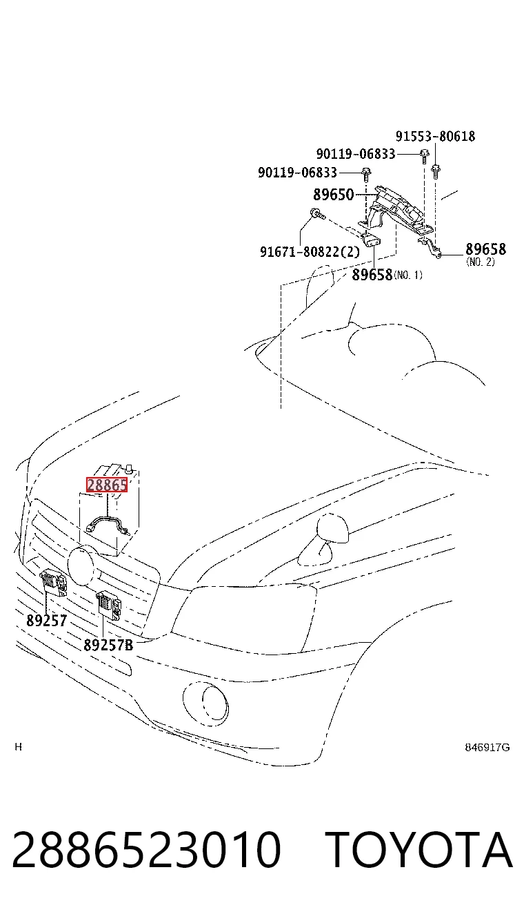2886523010 Toyota