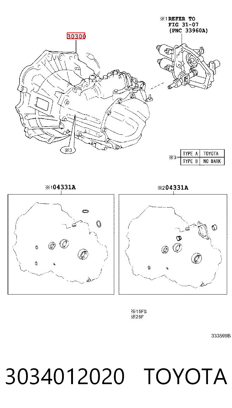 3034012020 Toyota