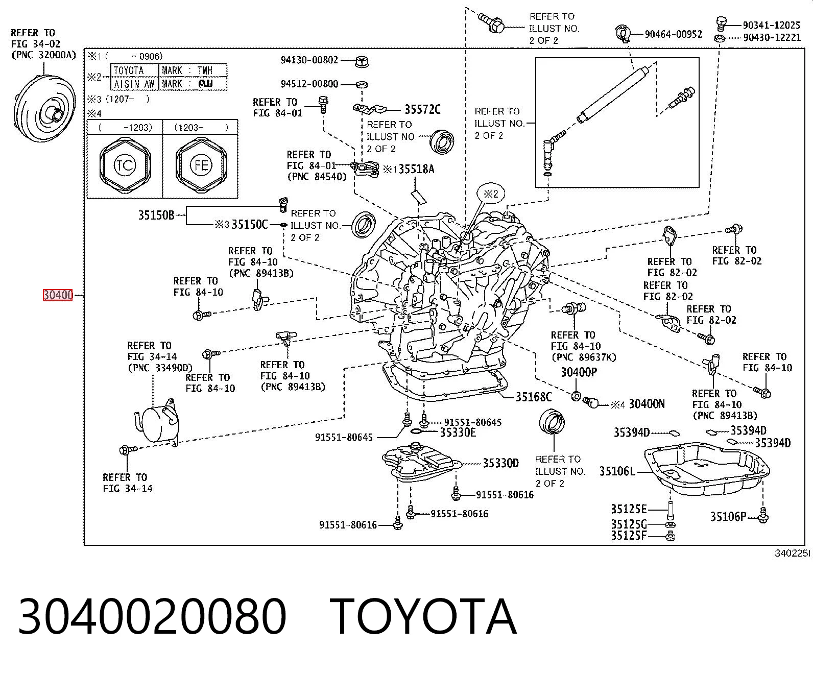 3040020080 Toyota
