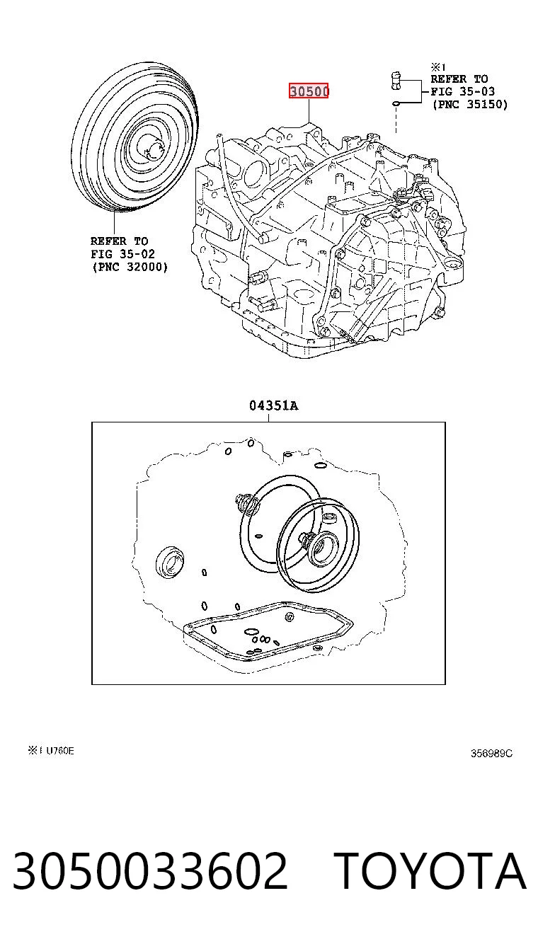 3050033602 Toyota