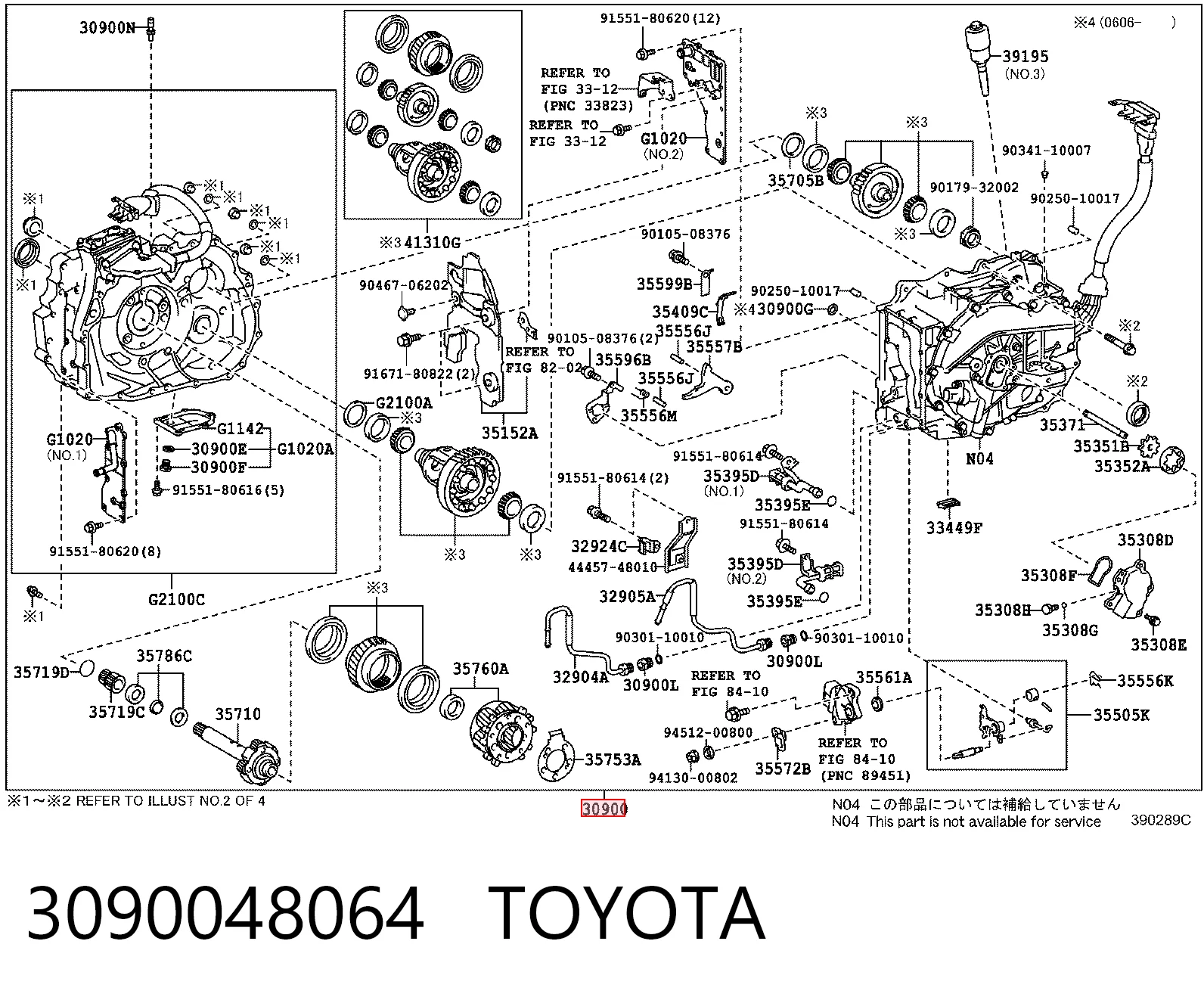 Caixa Automática de Mudança montada Lexus RX 300/330/350/400H U3