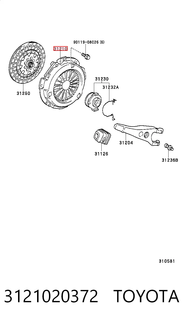 3121020372 Toyota
