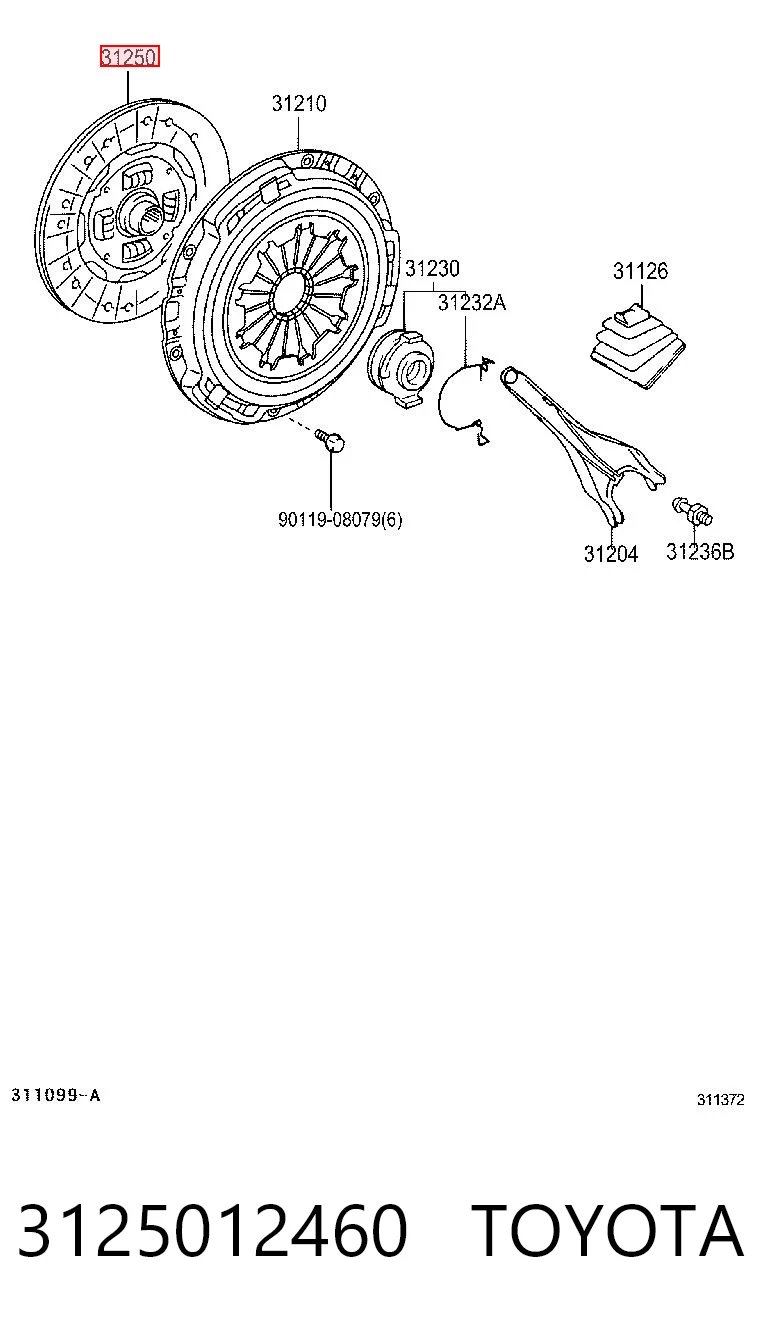 3125012460 Toyota