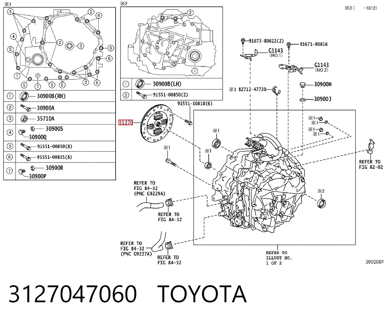 3127047060 Toyota Disco de embraiagem