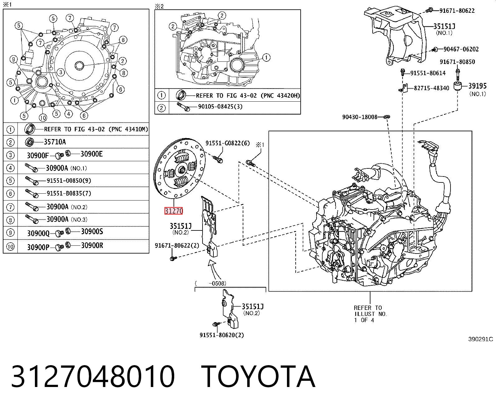 Disco de embraiagem para Lexus RX U3