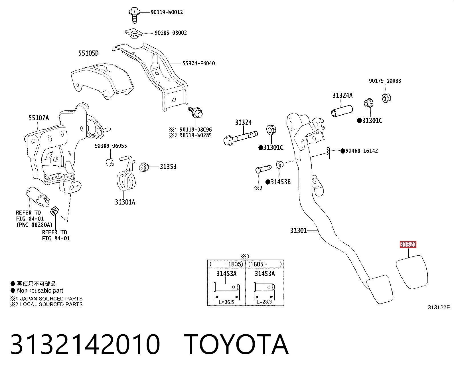 3132142010 Toyota