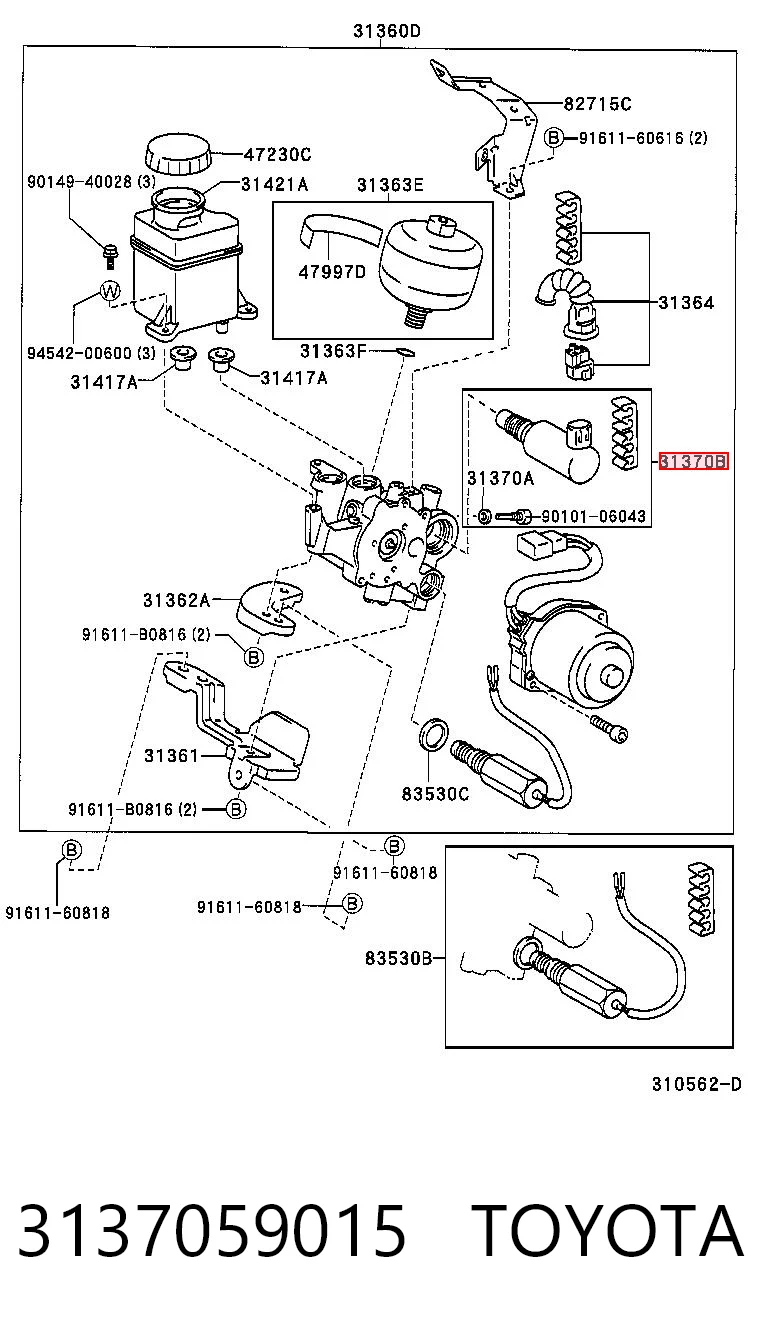3137059015 Toyota