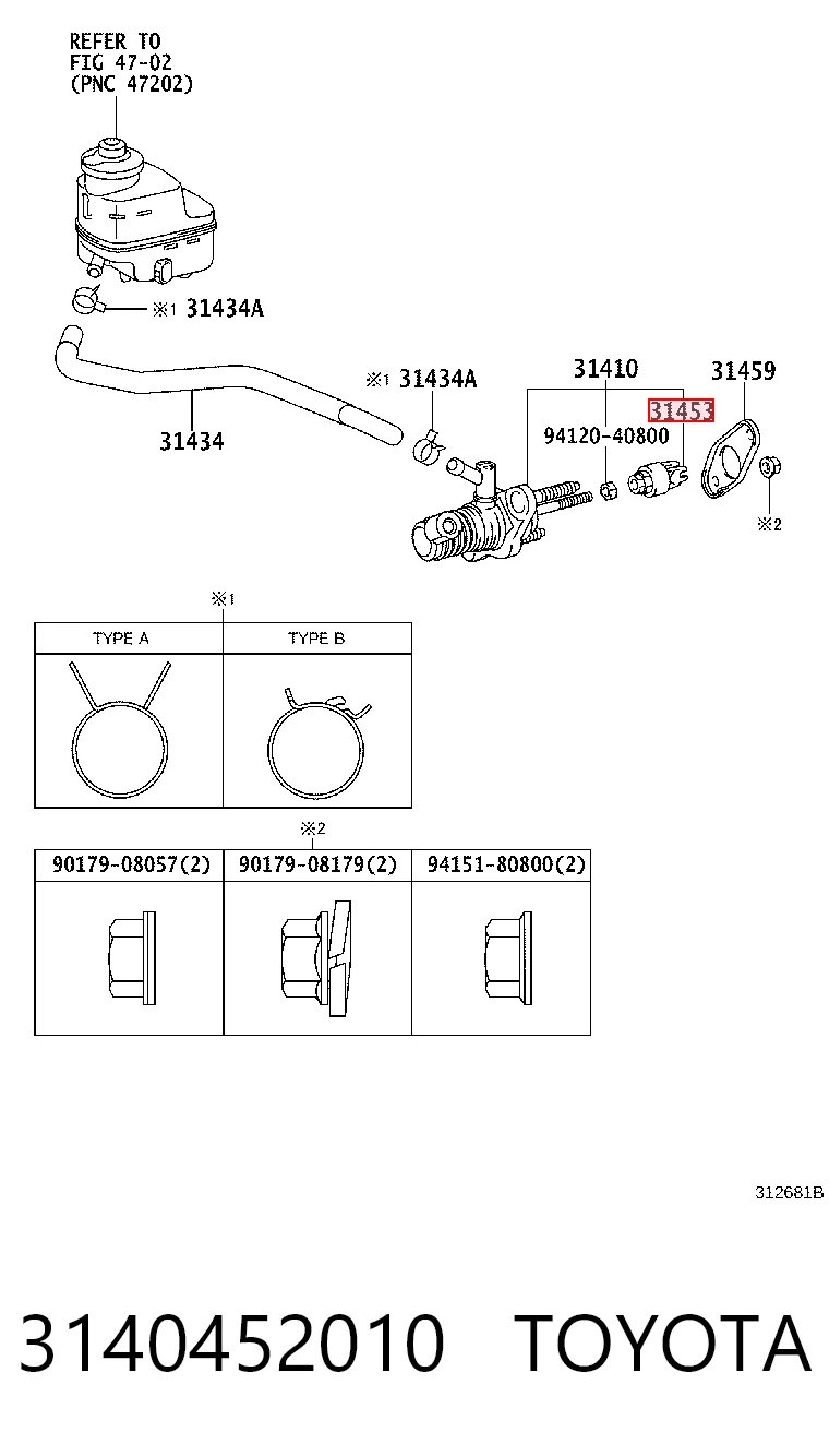 3140452010 Toyota