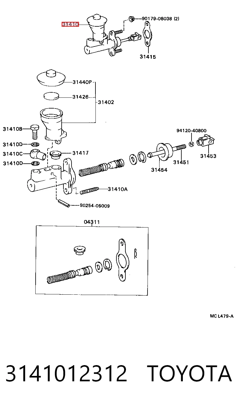 3141012312 Toyota