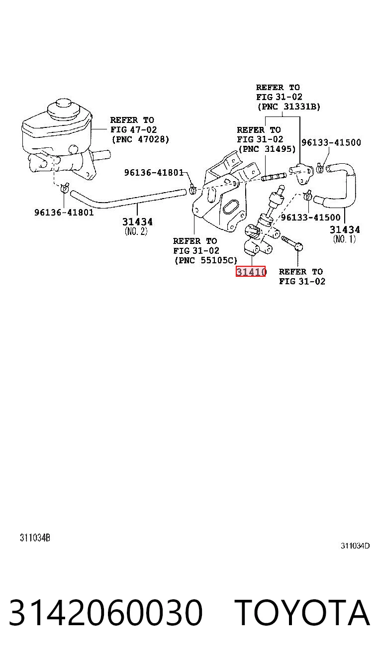 Cilindro mestre de embraiagem Toyota Land Cruiser preço, a partir de 50,81 USD