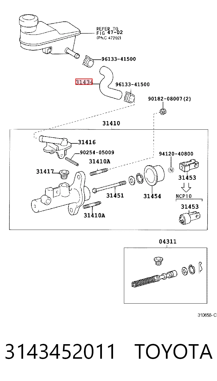 3143452011 Toyota
