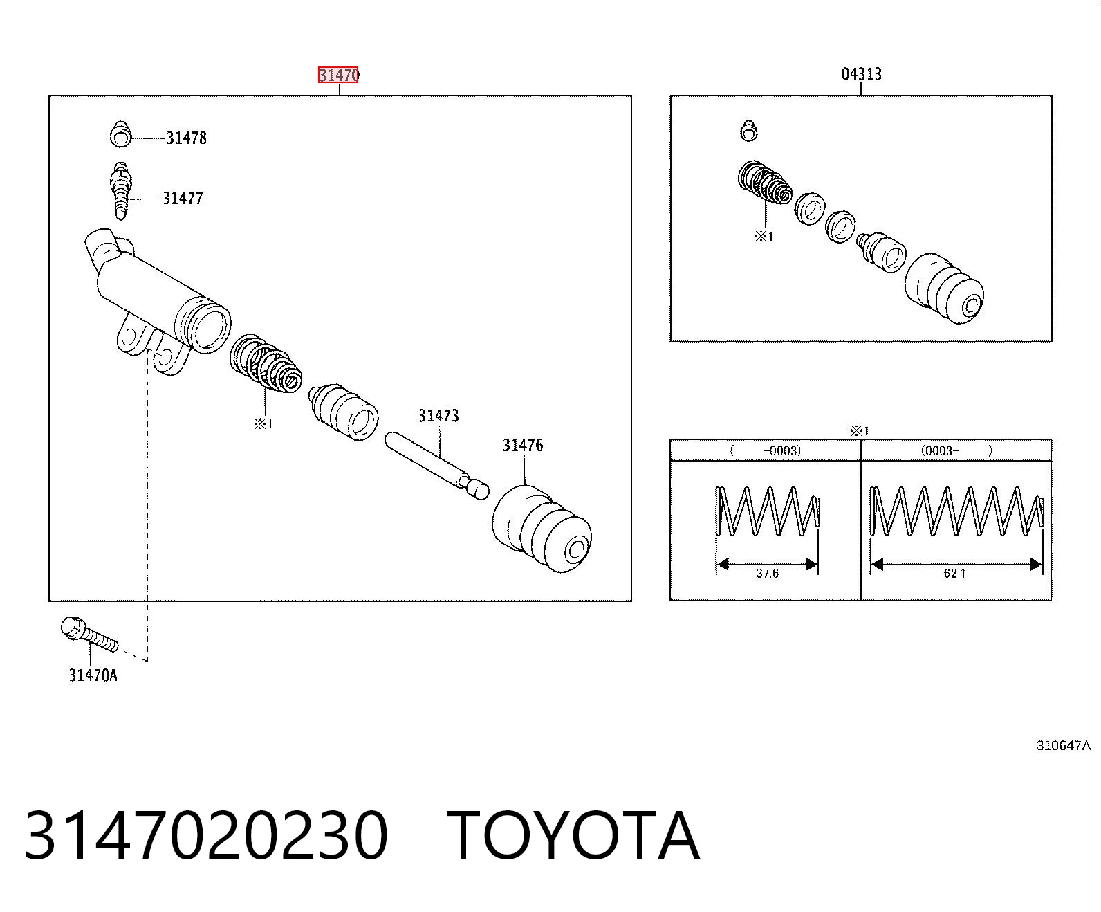3147020230 Toyota