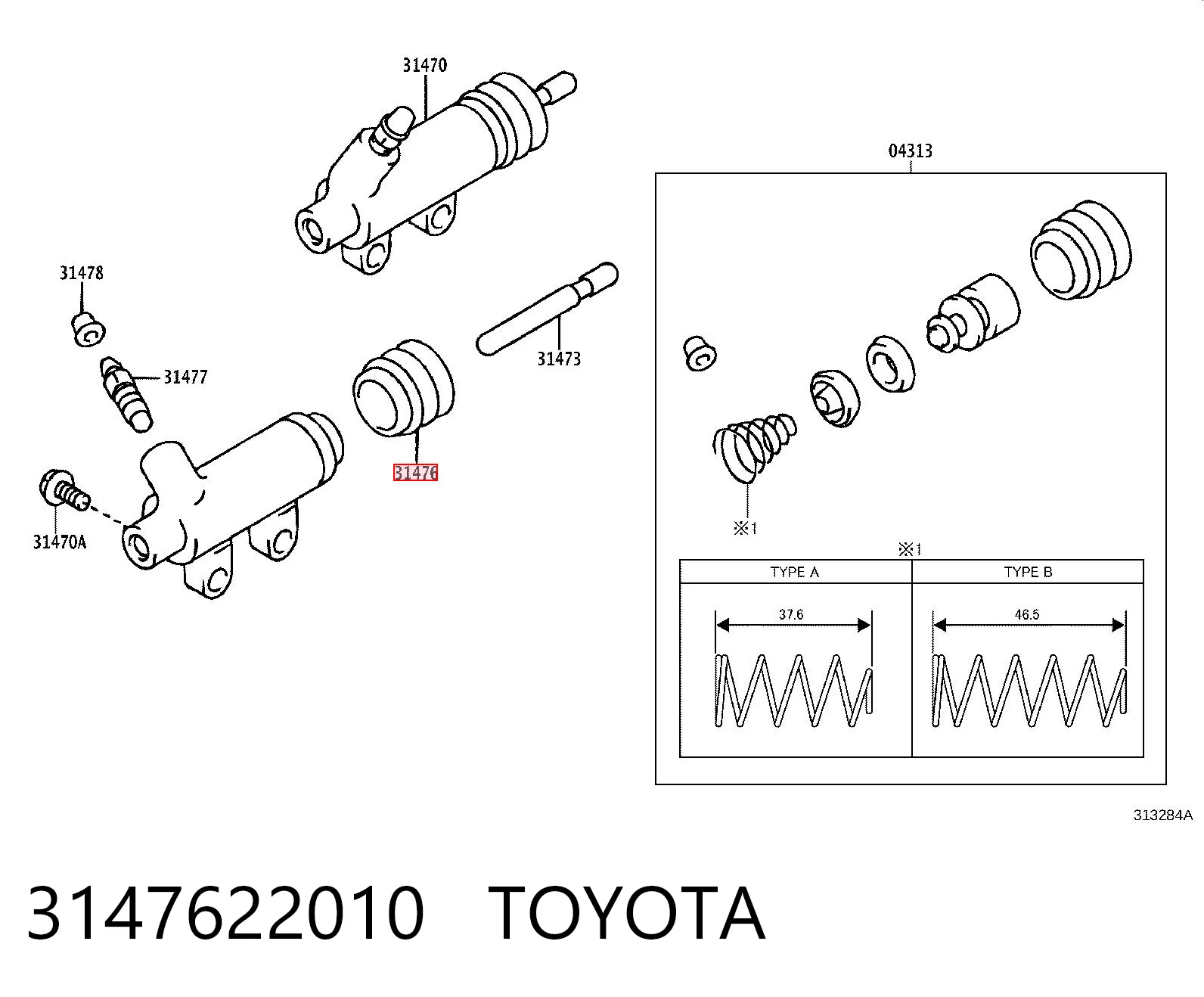 3147622010 Toyota