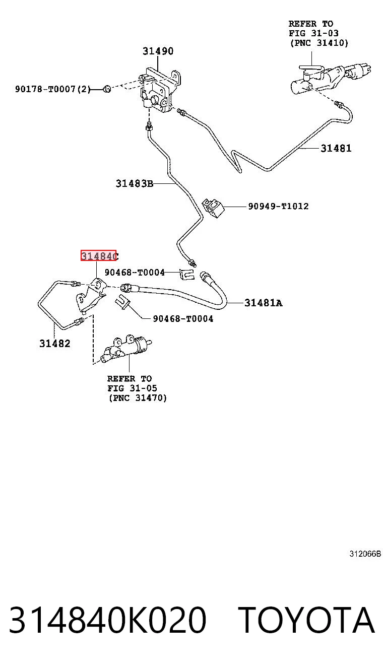 314840K020 Toyota