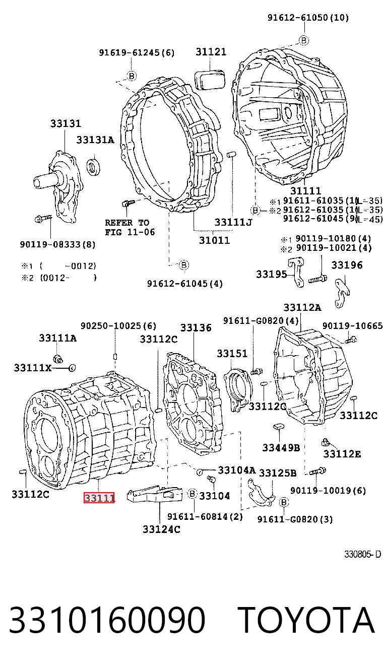 3310160090 Toyota