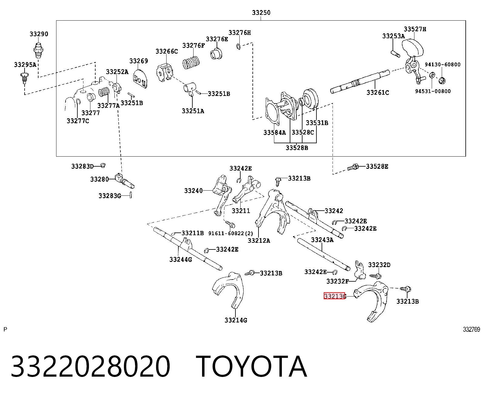 3322028020 Toyota