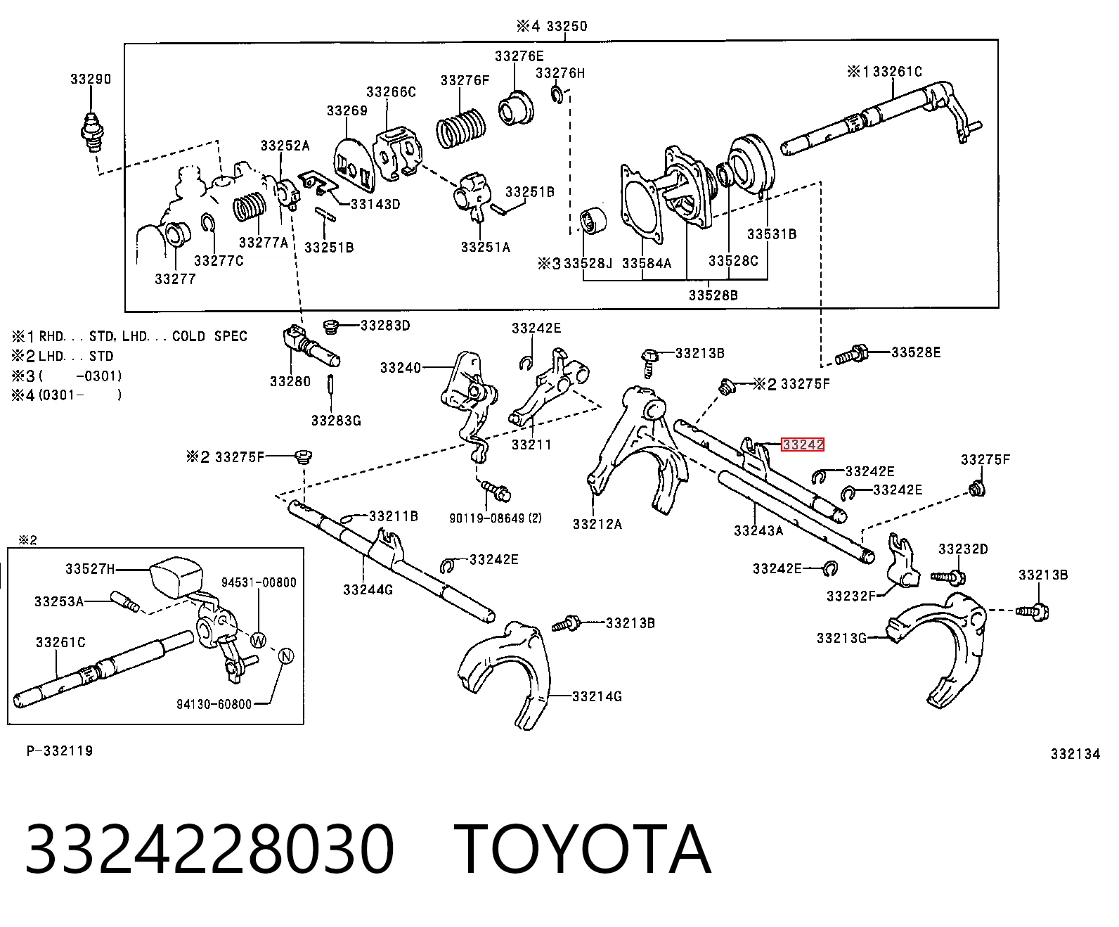 3324228030 Toyota