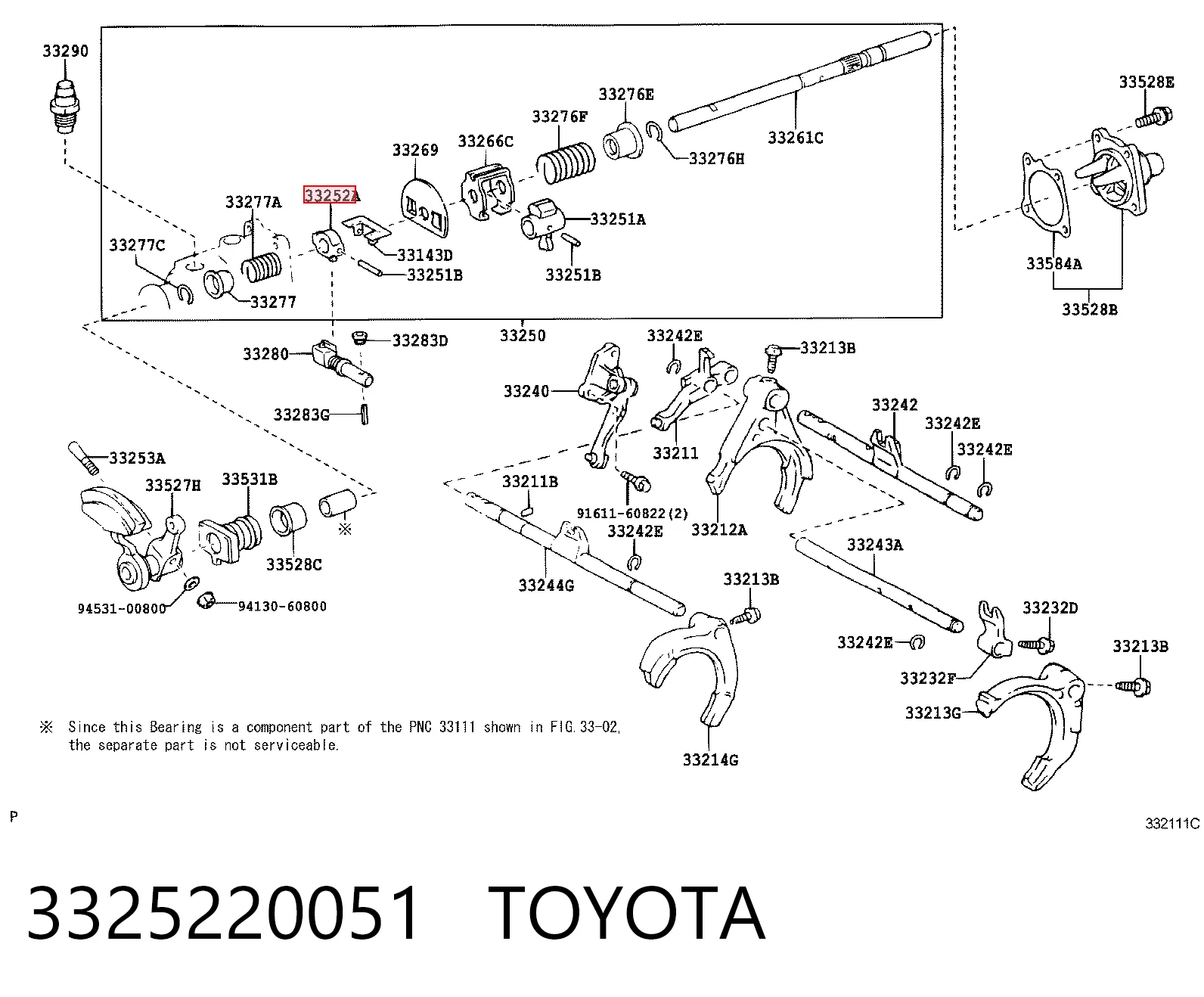 3325220051 Toyota