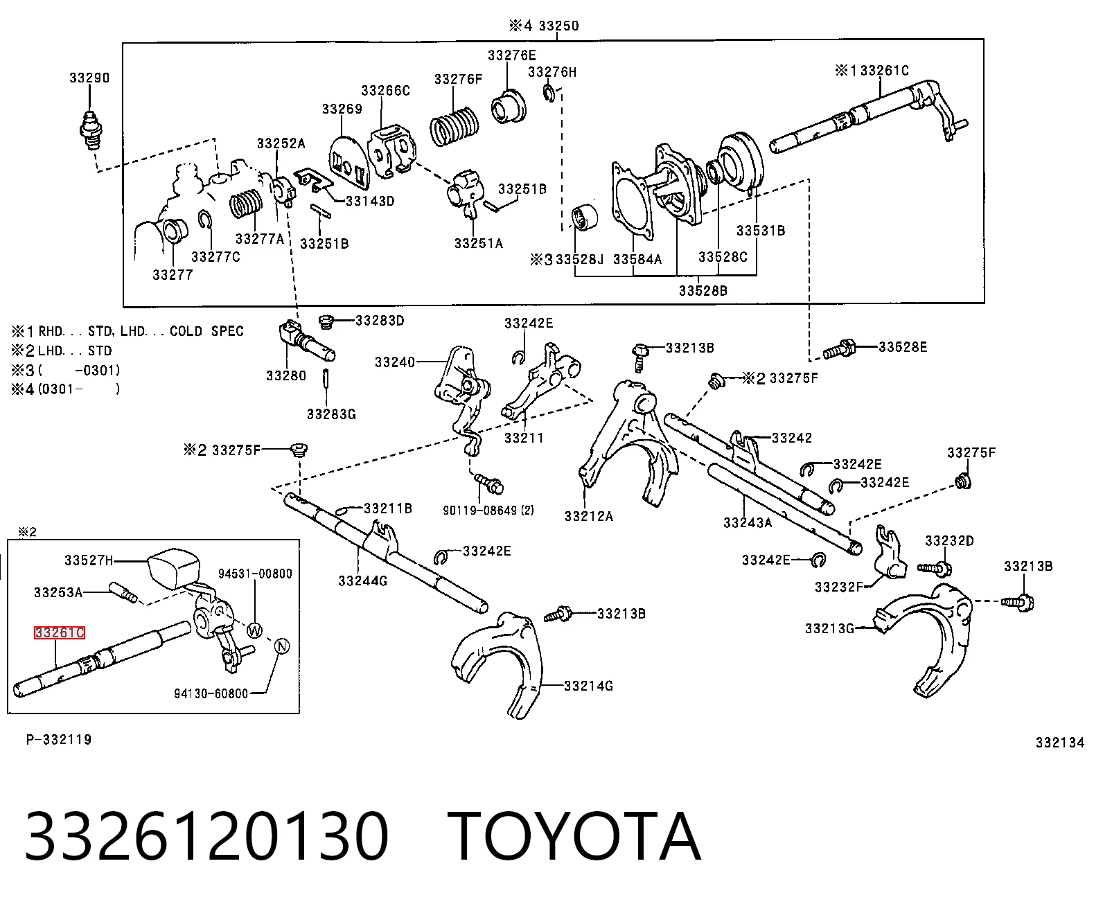 3326120130 Toyota