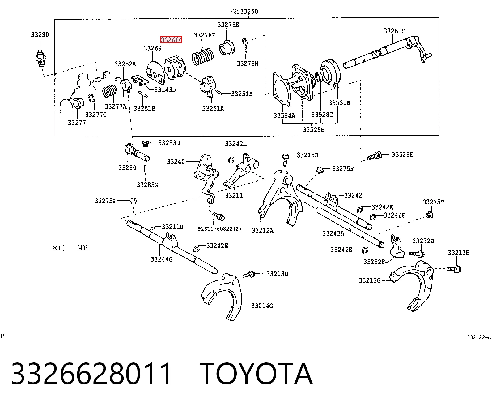 3326628011 Toyota