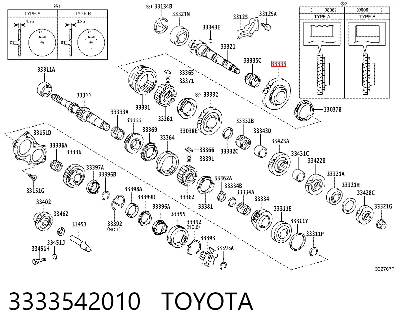 3333542010 Toyota