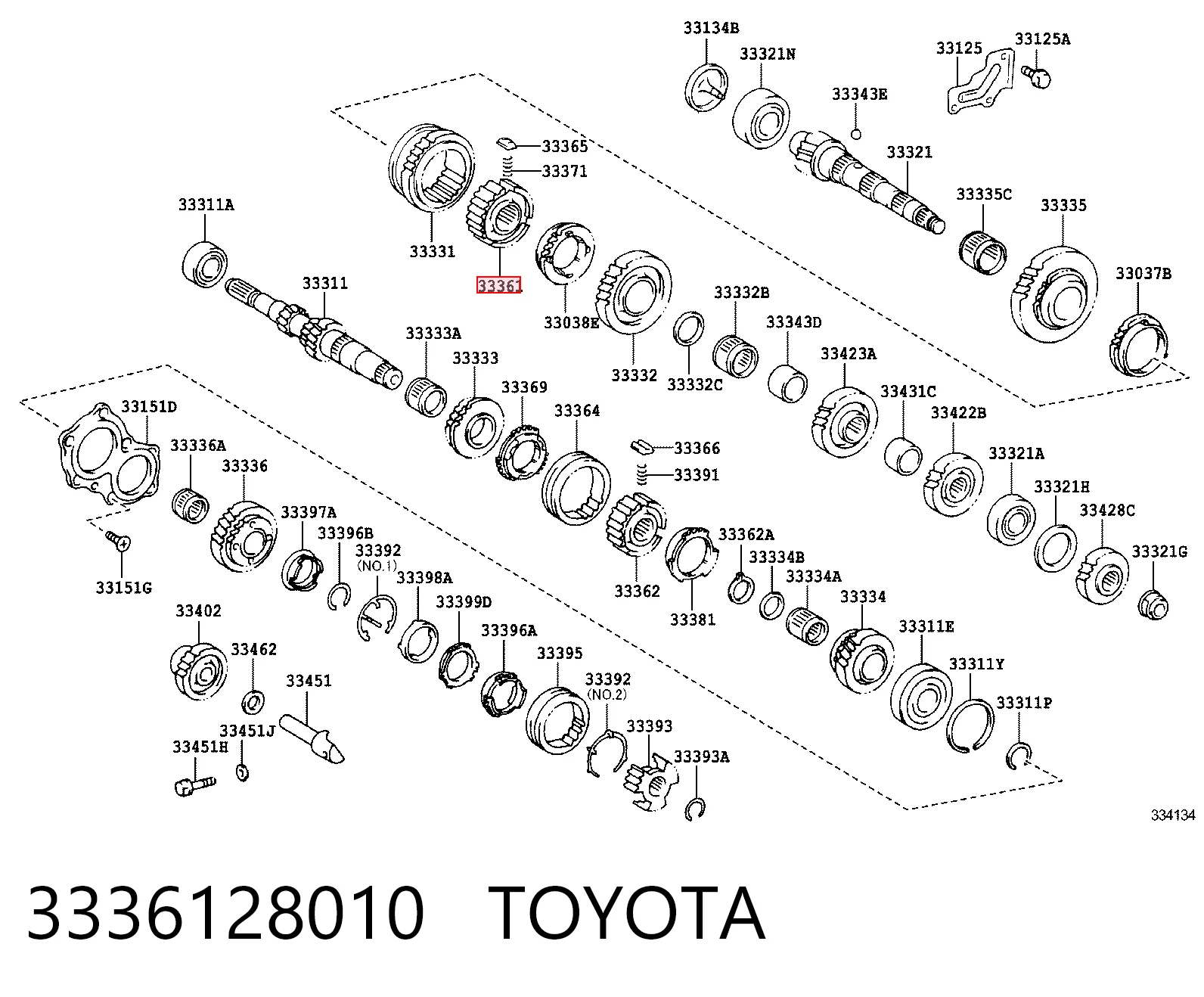 3336128010 Toyota