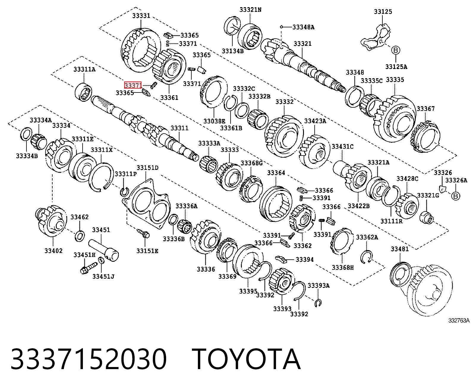 3337152030 Toyota