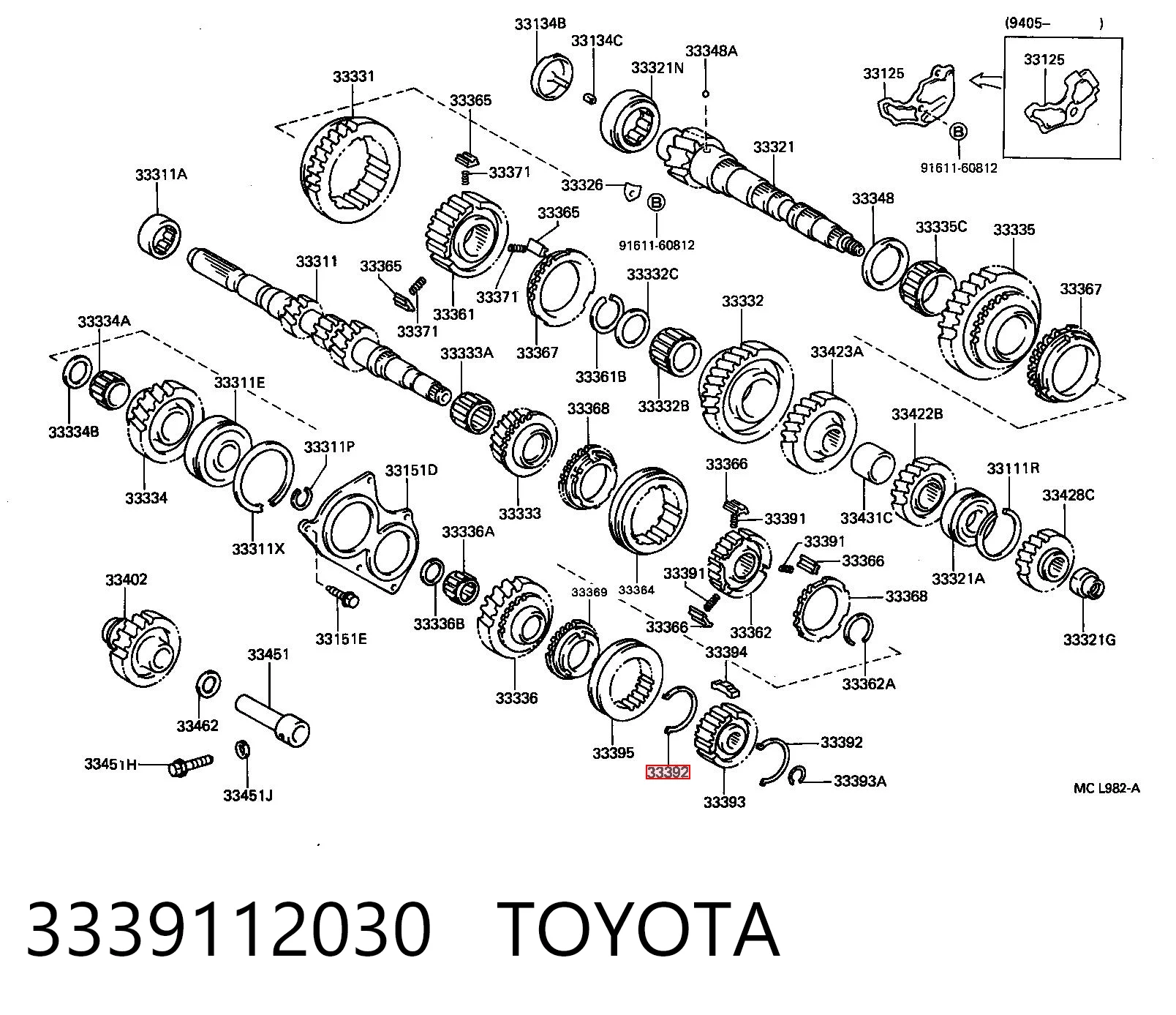 3339112030 Toyota