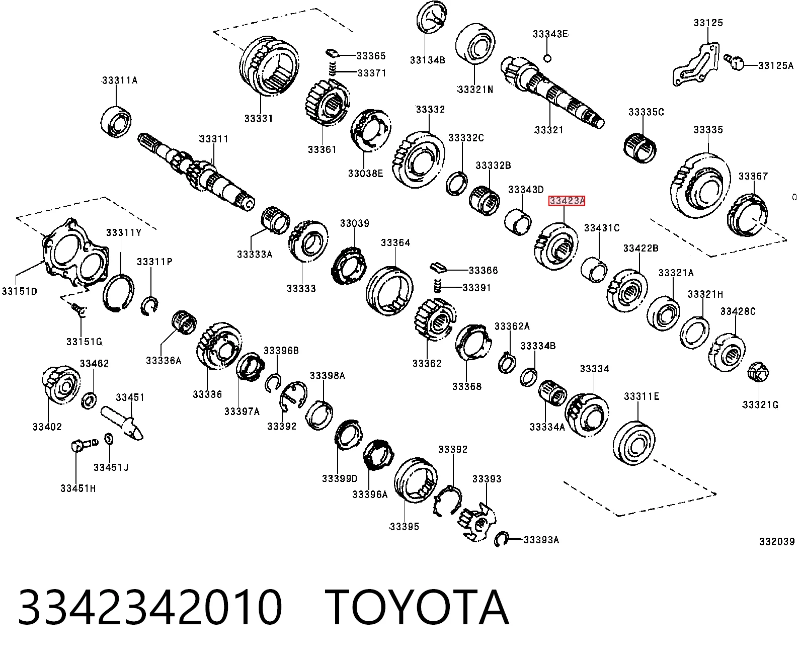 3342342010 Toyota