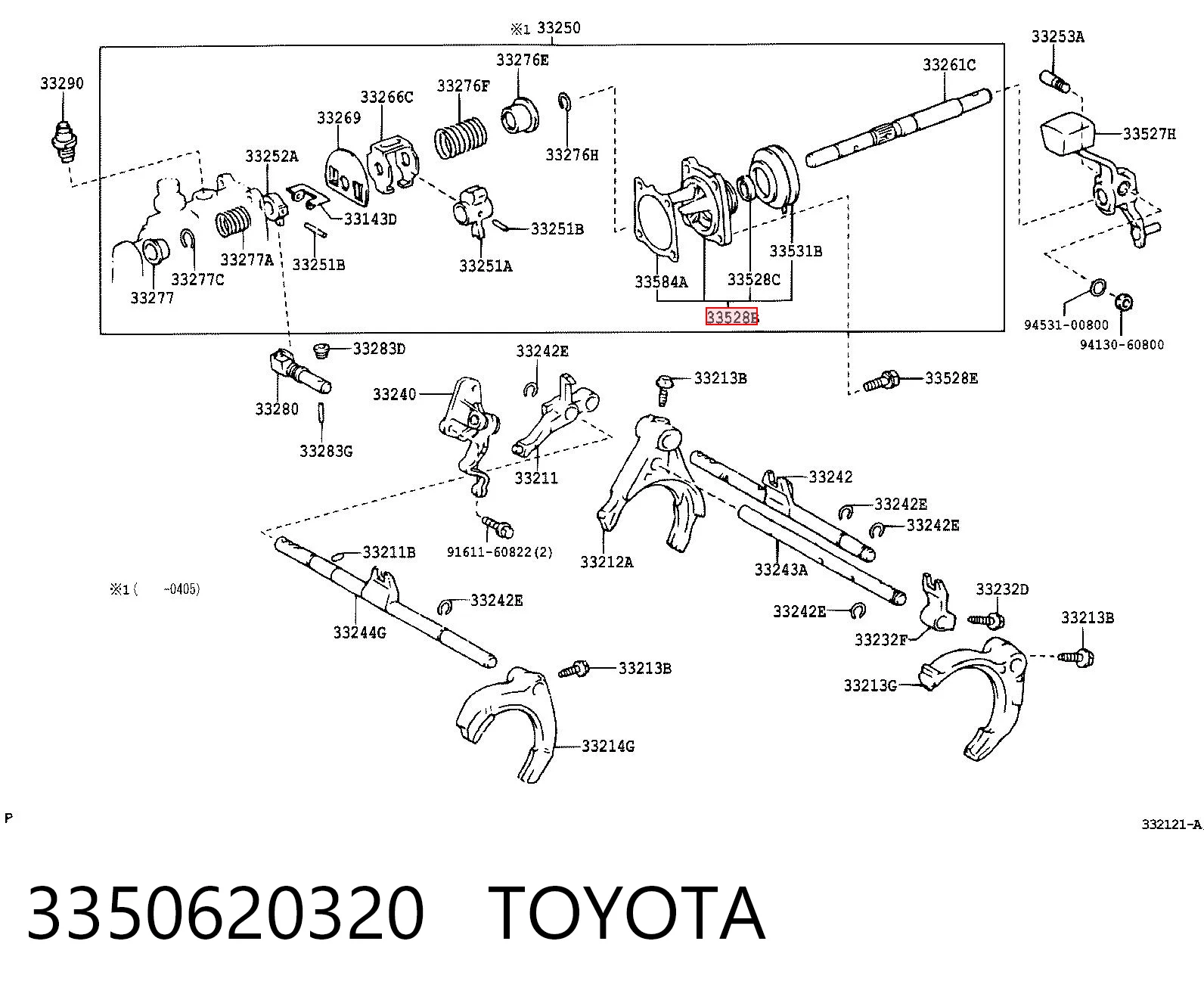 3350620320 Toyota