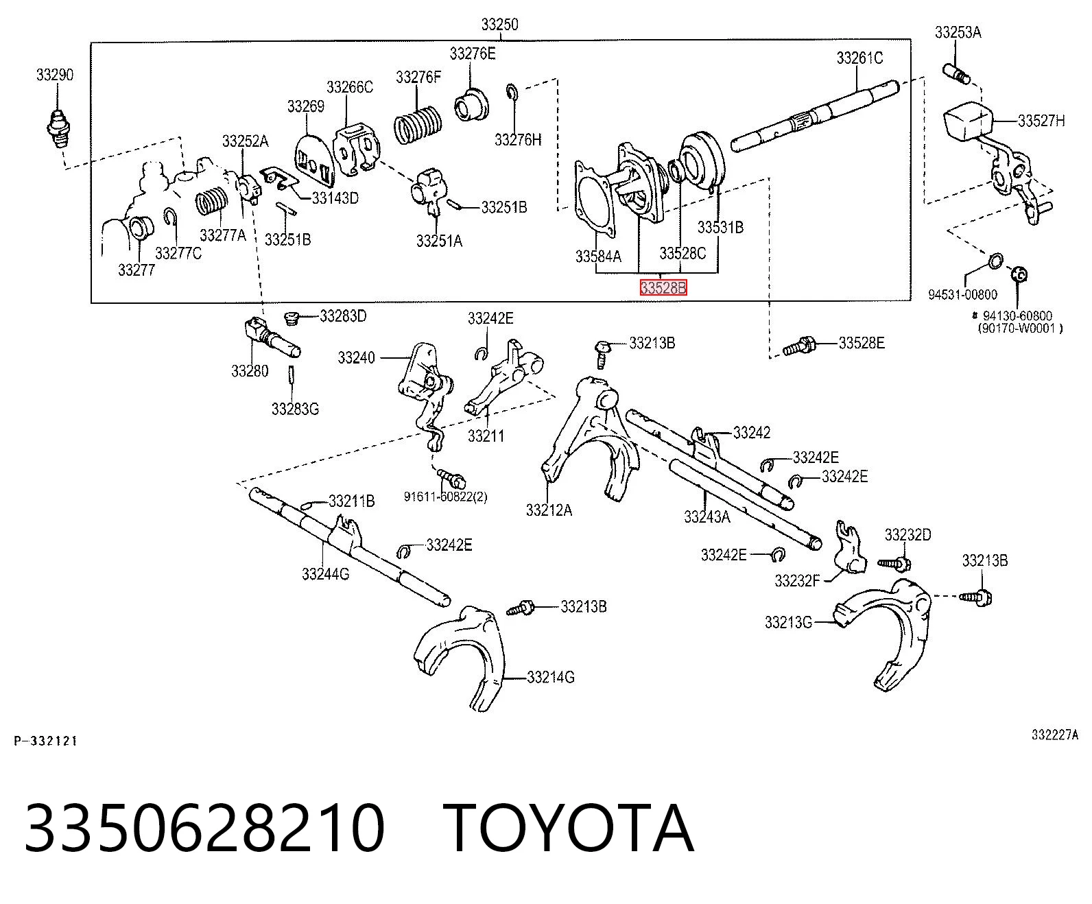 3350628210 Toyota