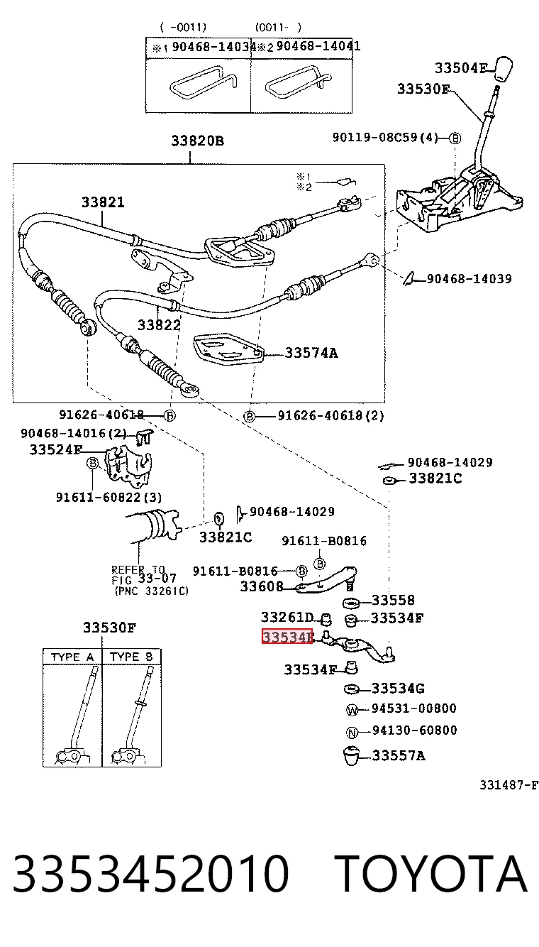 3353452010 Toyota