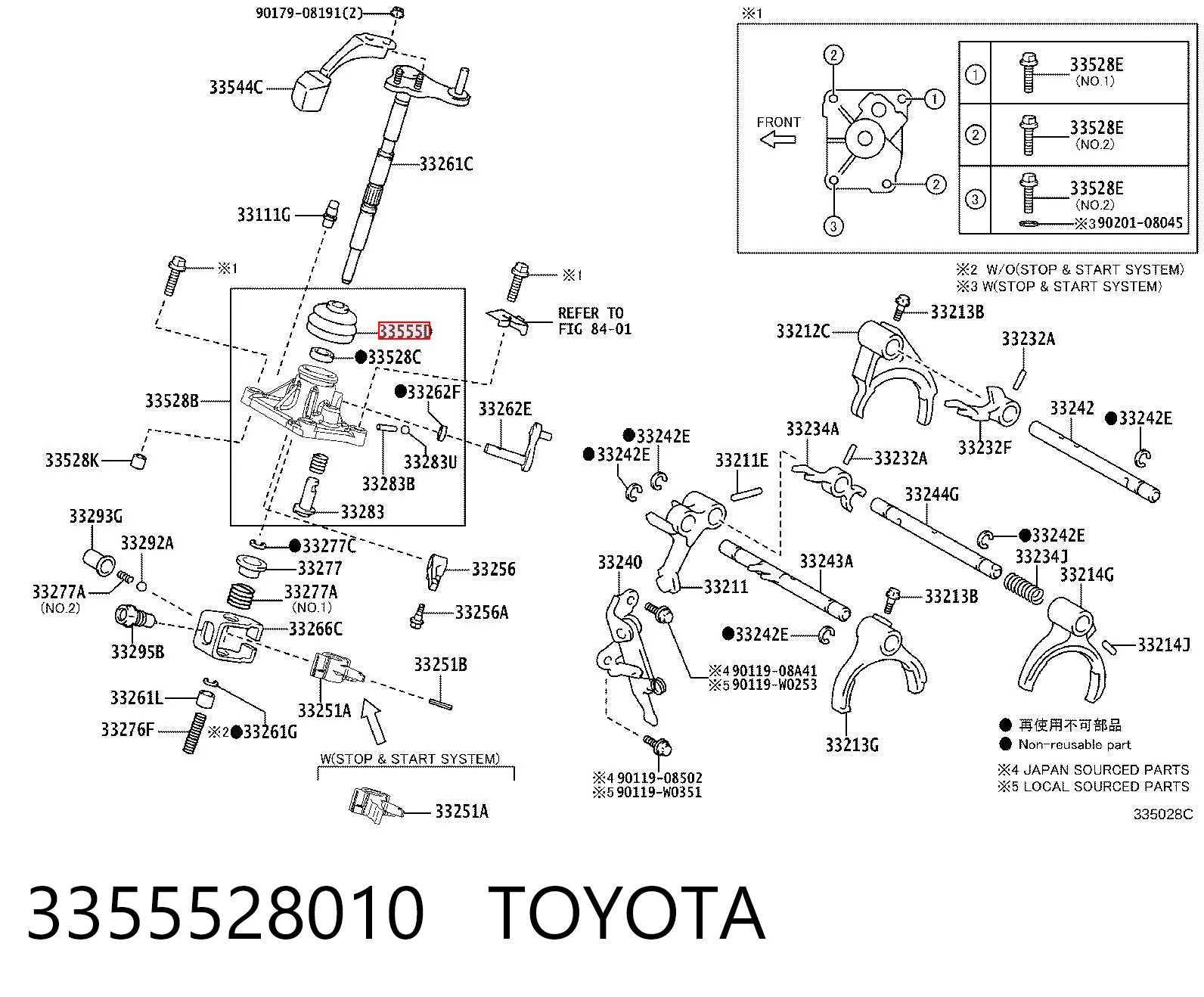 Bota de proteção de ligação de mudança Toyota Yaris P10 ao melhor preço
