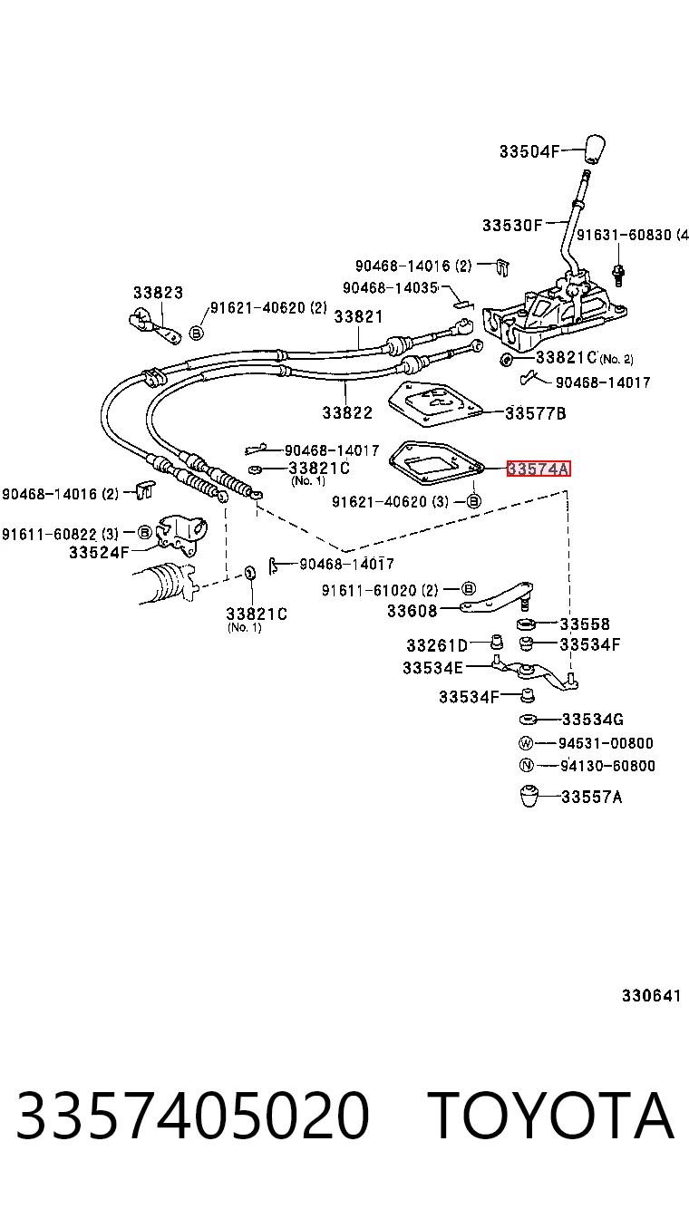 3357405020 Toyota