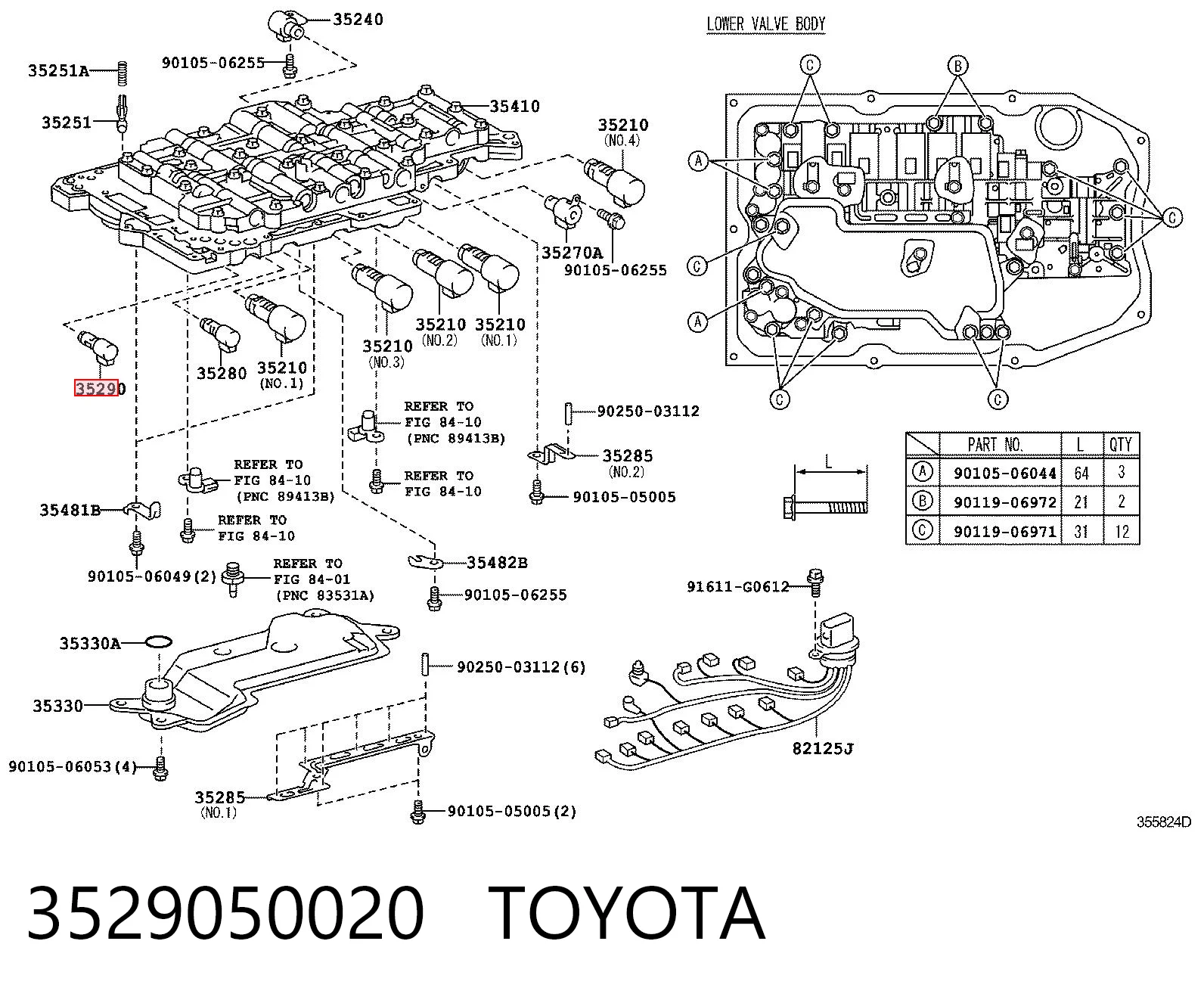 3529050020 Toyota
