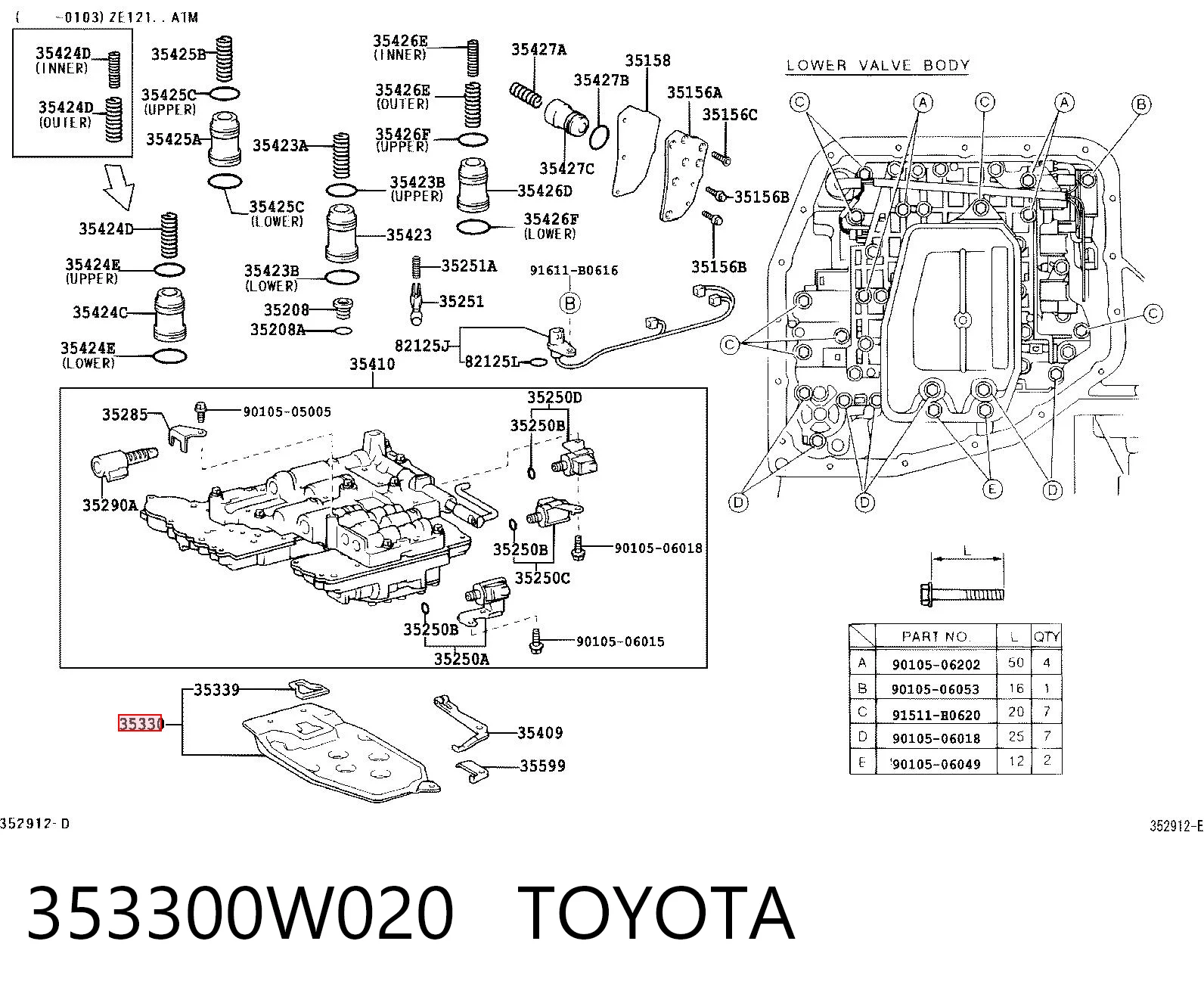 Compre Filtro da Caixa Automática de Mudança Toyota Corolla 