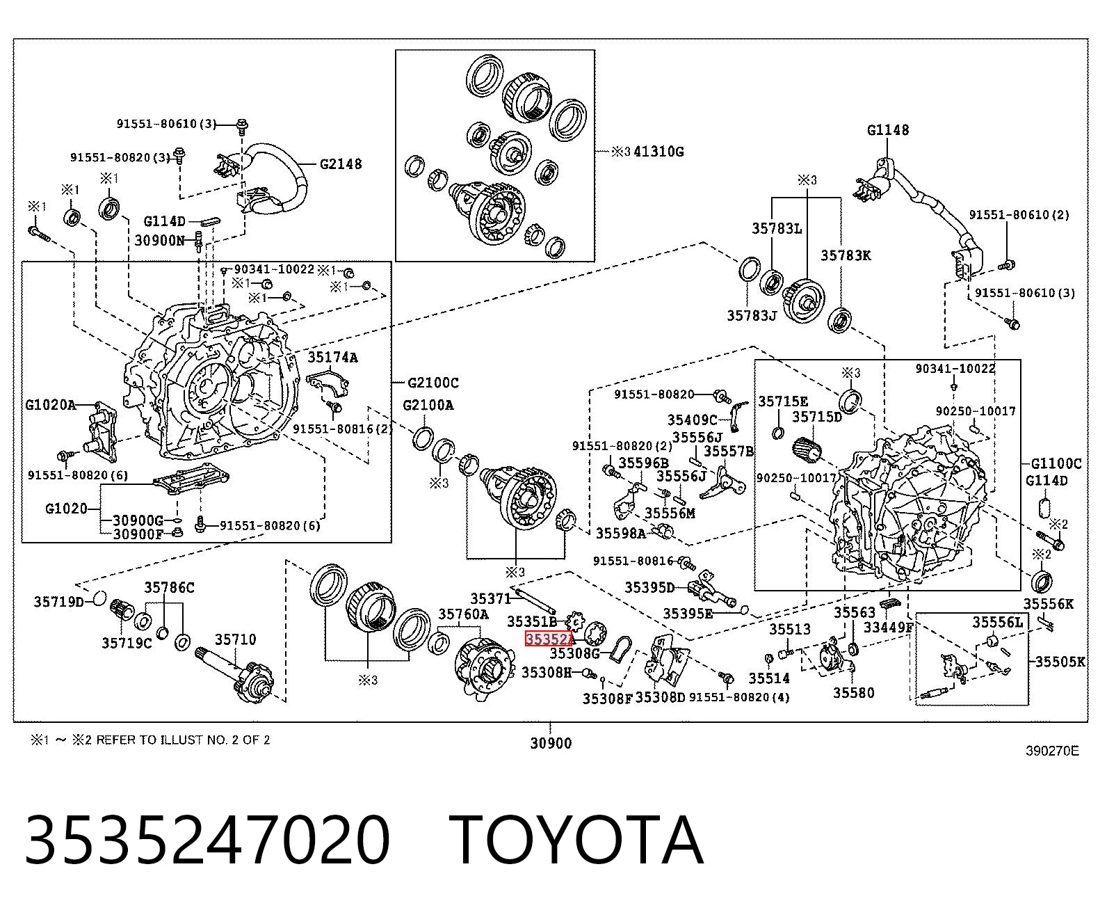 3535247020 Toyota