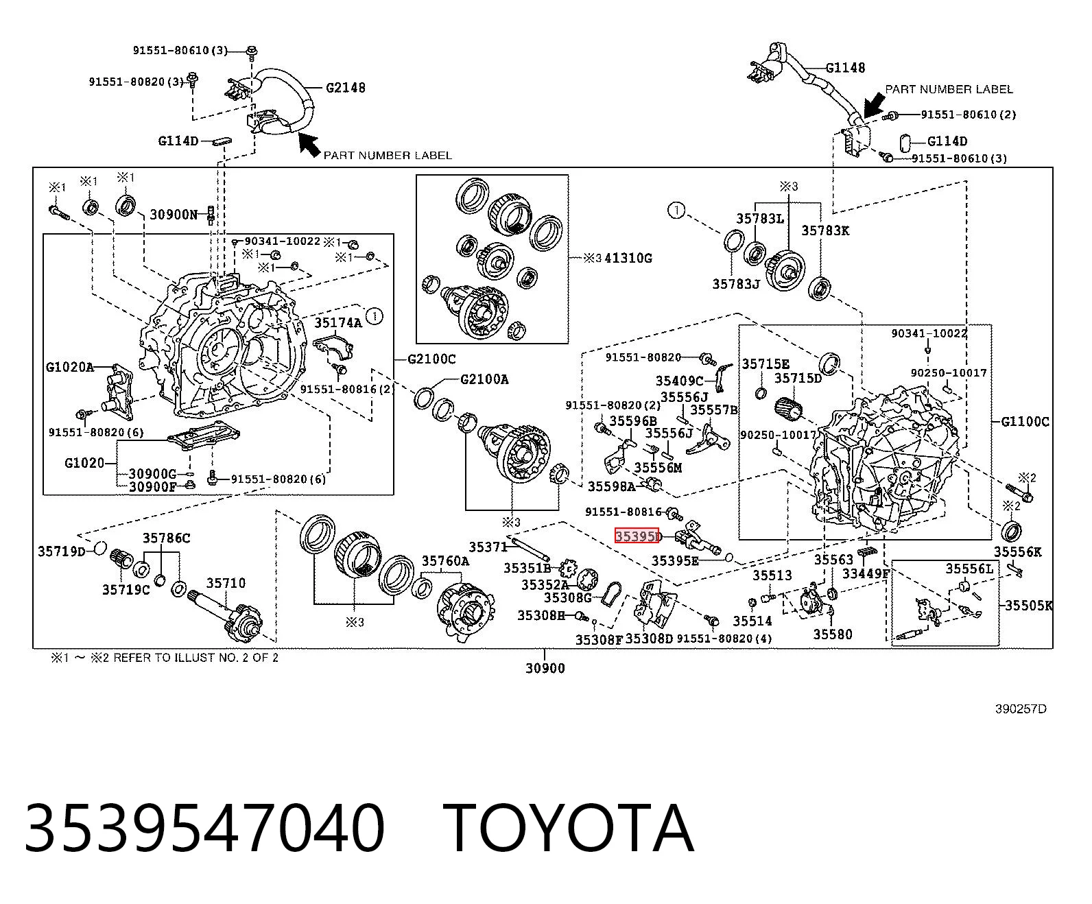 3539547040 Toyota