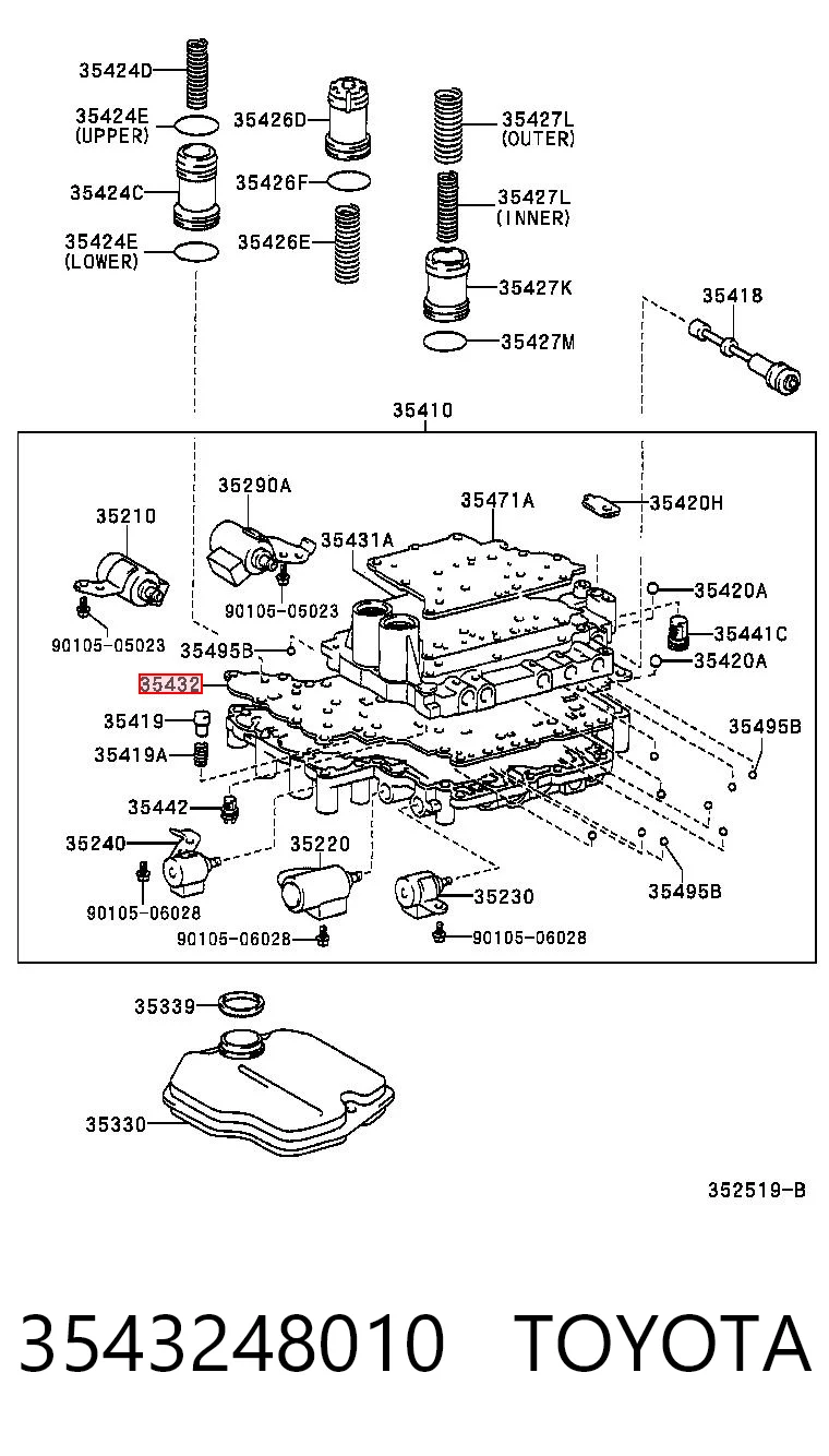 3543248010 Toyota