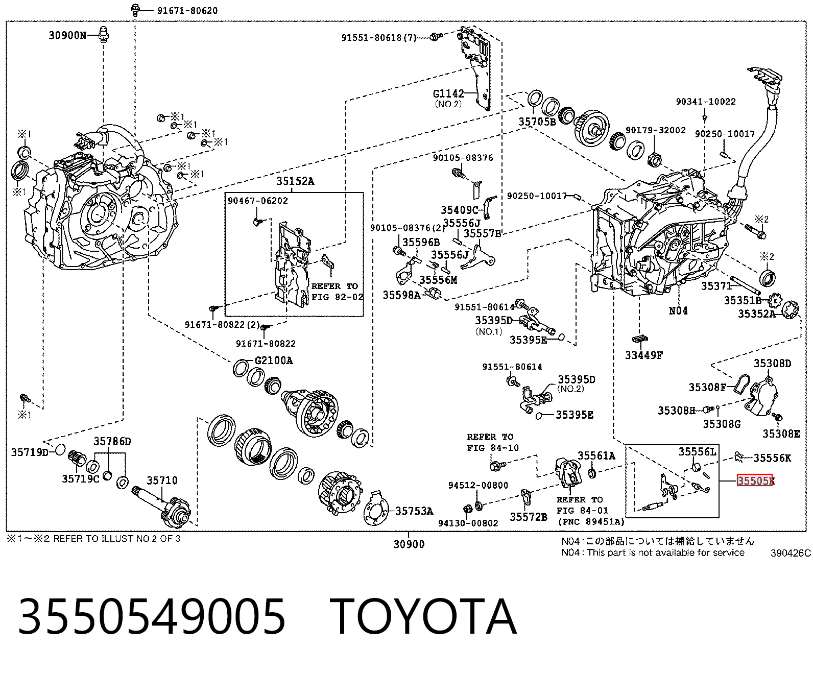 3550549005 Toyota