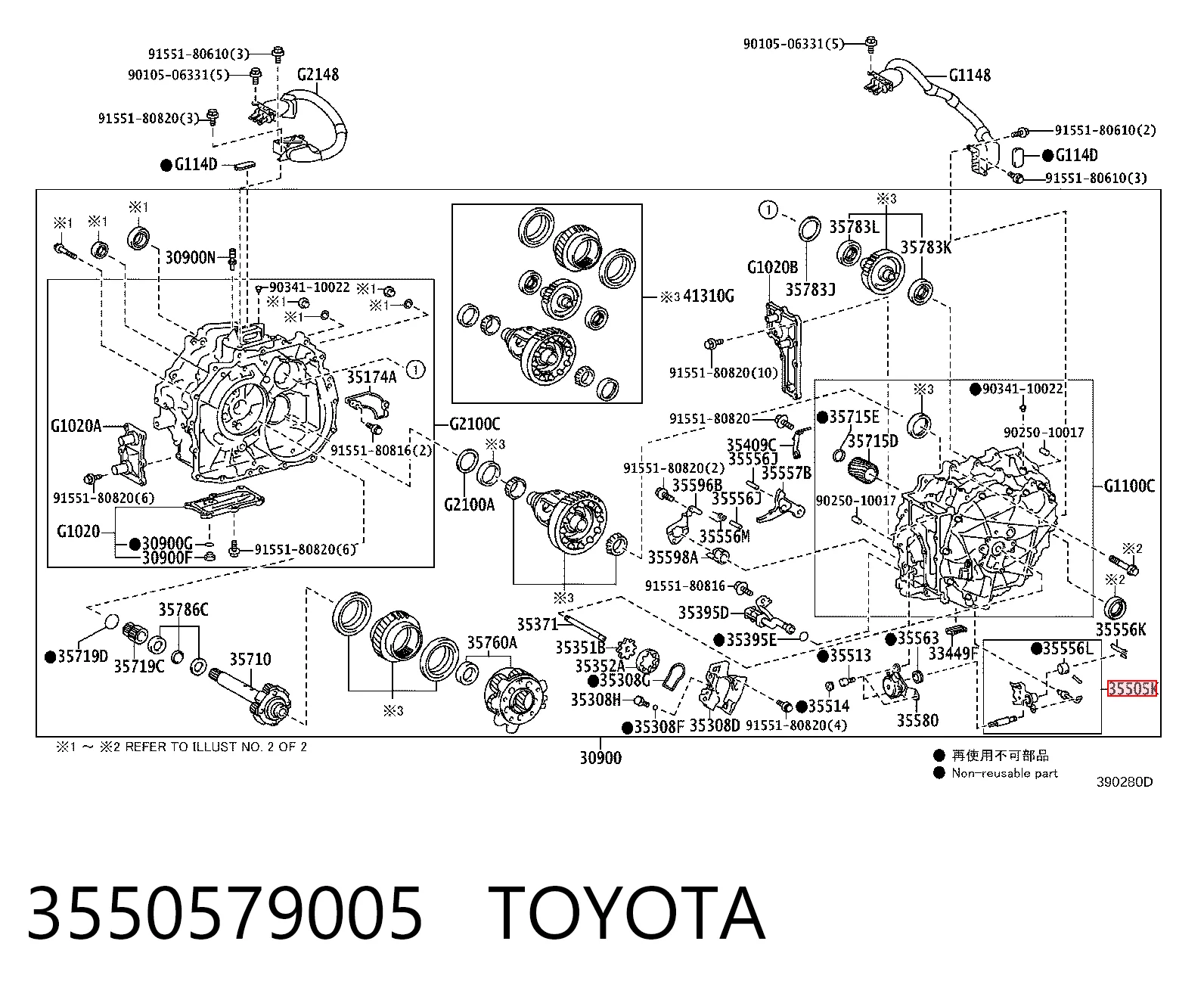 3550579005 Toyota