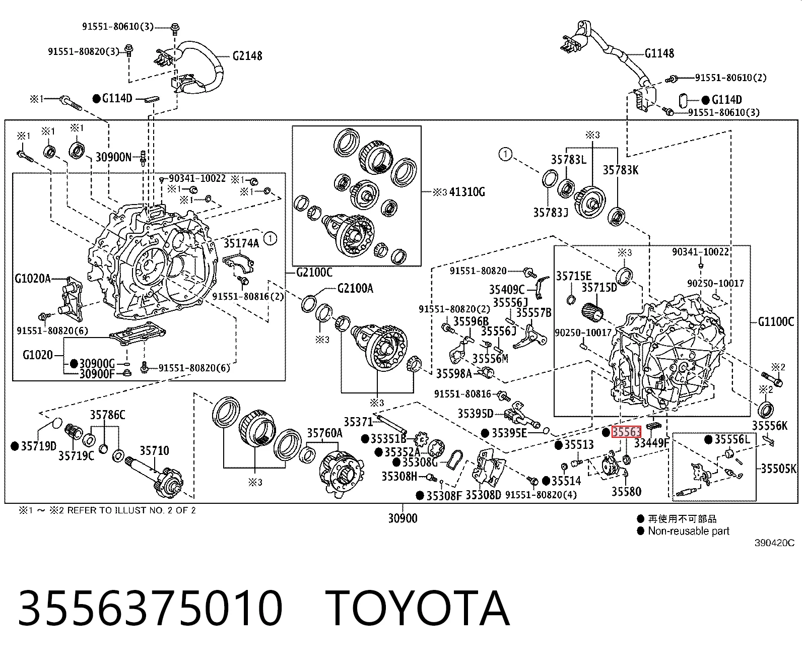 3556375010 Toyota
