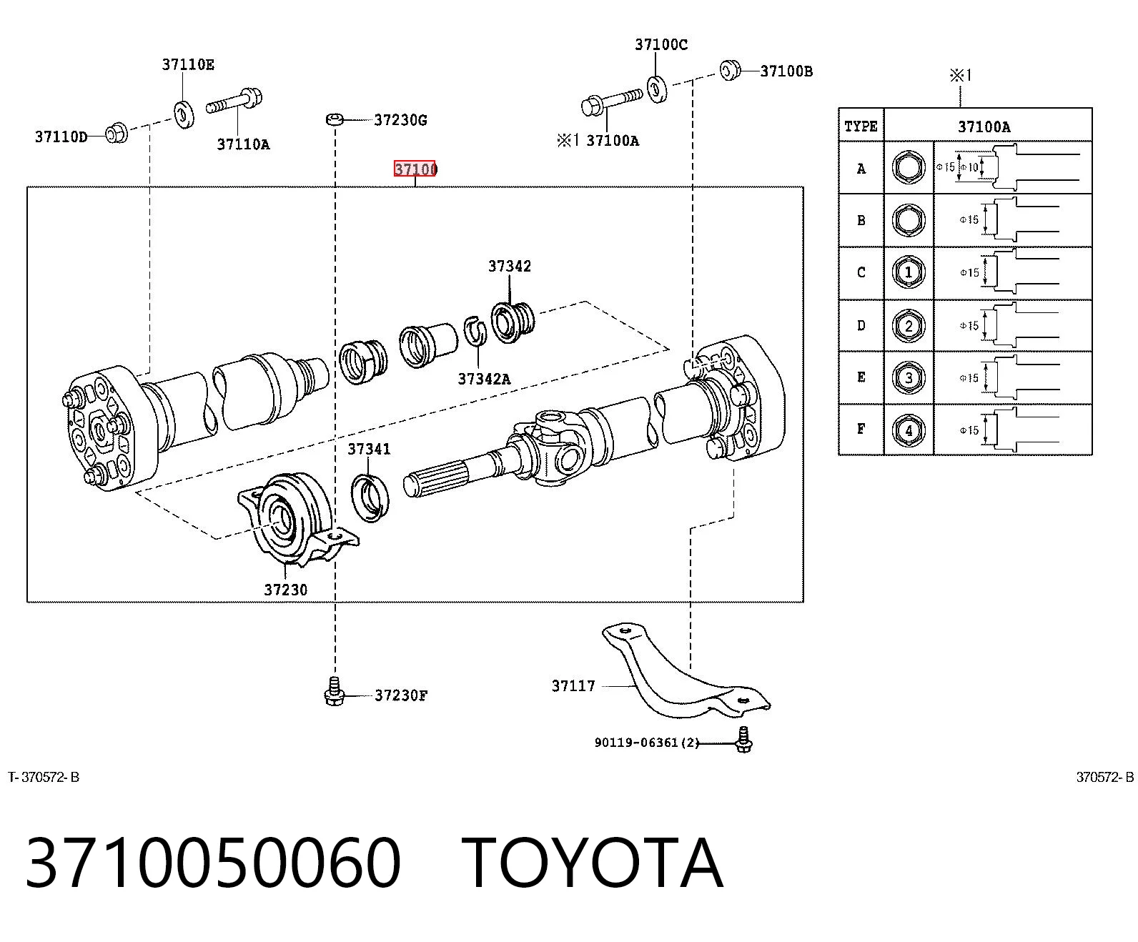 3710050060 Toyota