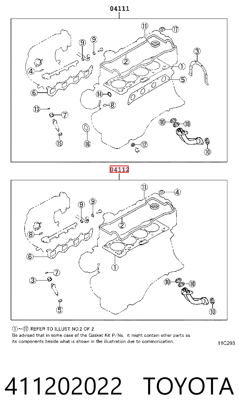 Kit superior de vedantes de motor BGA HK4511 preço, a partir de 83,02 USD
