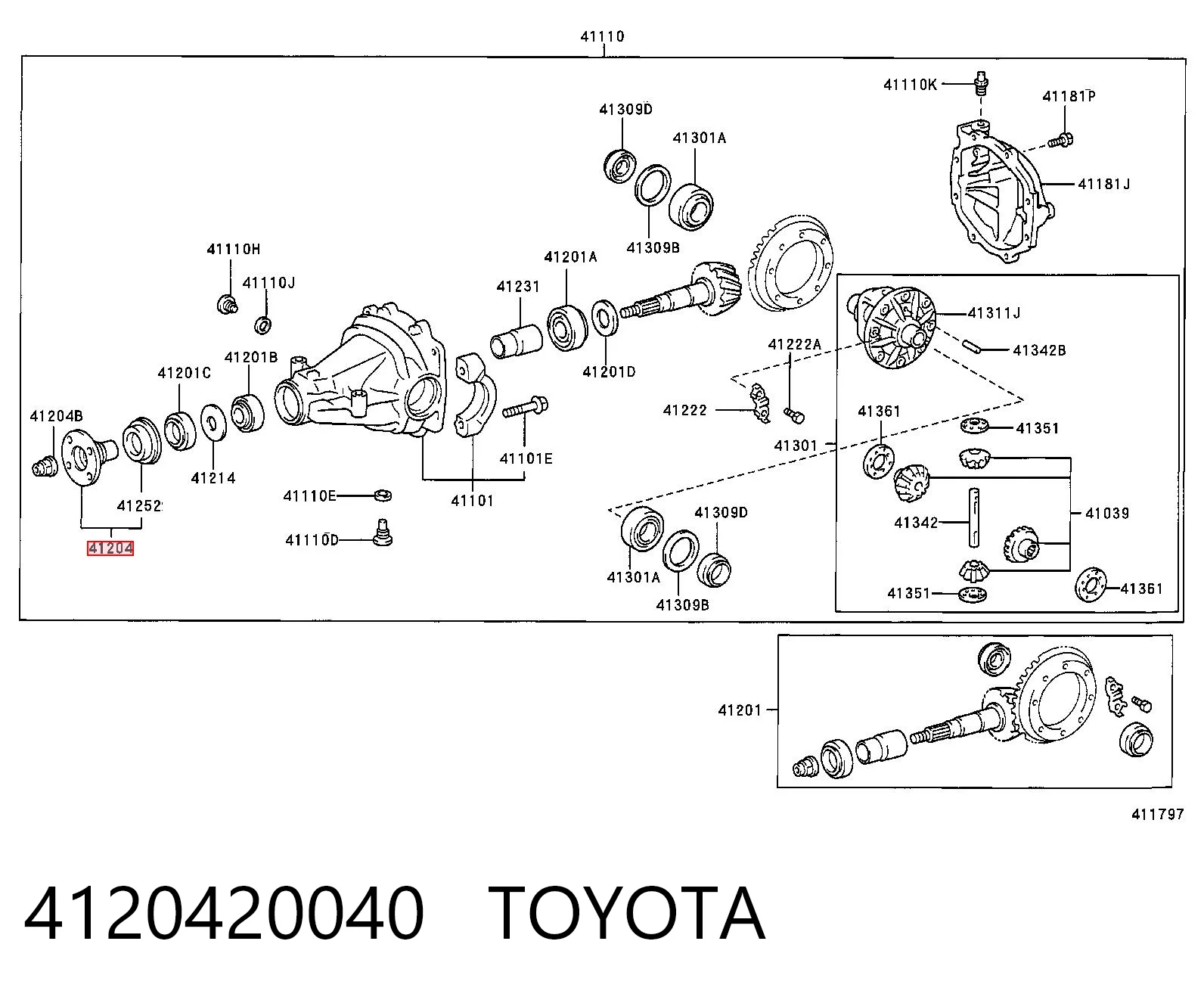 4120420040 Toyota