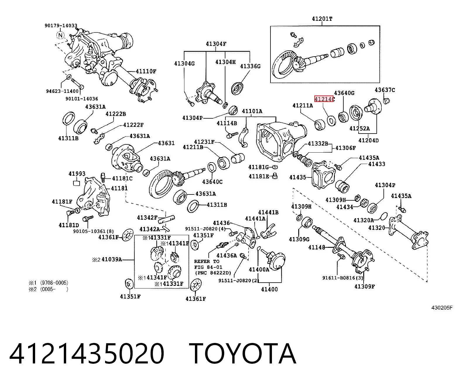 4121435020 Toyota